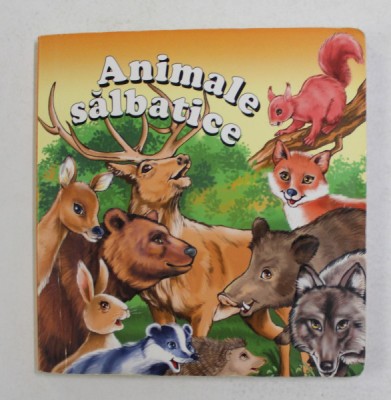 ANIMALE SALBATICE , CARTE PENTRU COPII , CARTONATA , ANII &amp;#039;2000 foto