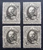 LUXEMBURG 1891 - Marele Duce Adolf de Luxemburg MNH 4X, Nestampilat