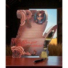 Cutie Back to School 27&times;22&times;9,5 cm &ndash; HDF full print, personalizabilă cu text