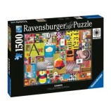 Puzzle Ravensburger - Eames House of Cards, 1500 piese