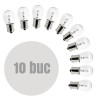 Bec Auto P21W BA15s 12V 21W Carguard, Alb, Set 10 Bucati
