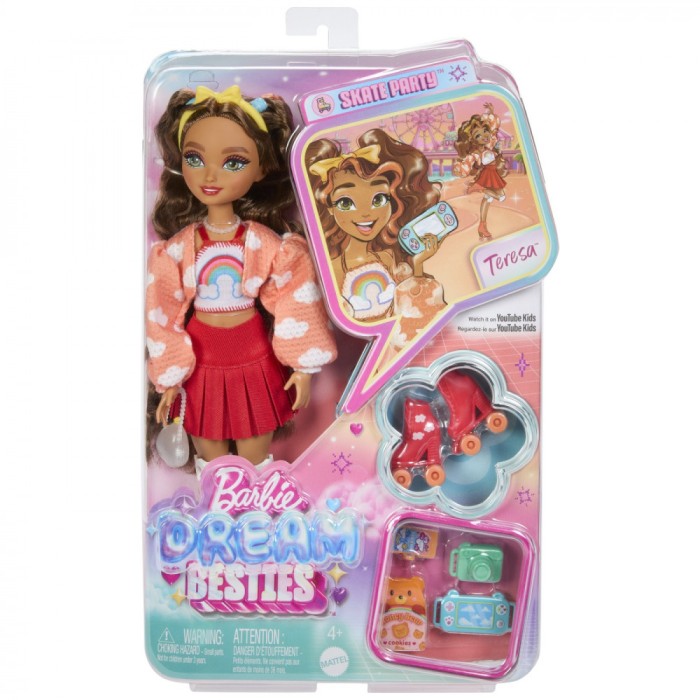 BARBIE DREAM BESTIES PAPUSA TERESA CU ROLE SuperHeroes ToysZone
