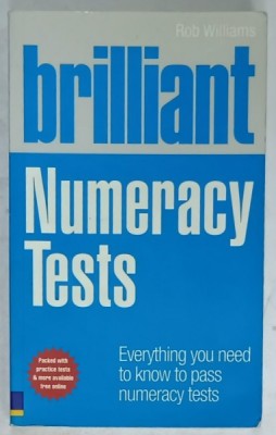 BRILLIANT NUMERACY TESTS by ROB WILLIAMS , 2010, PREZINTA INSEMNARI foto