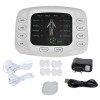 Aparat de Masaj, cu Electrostimulare/Fizioterapie, Stimulator, 8 Programe De Masaj, 4 Electrozi, 15 Niveluri de Intensitate, pentru Ameliorarea Dureri