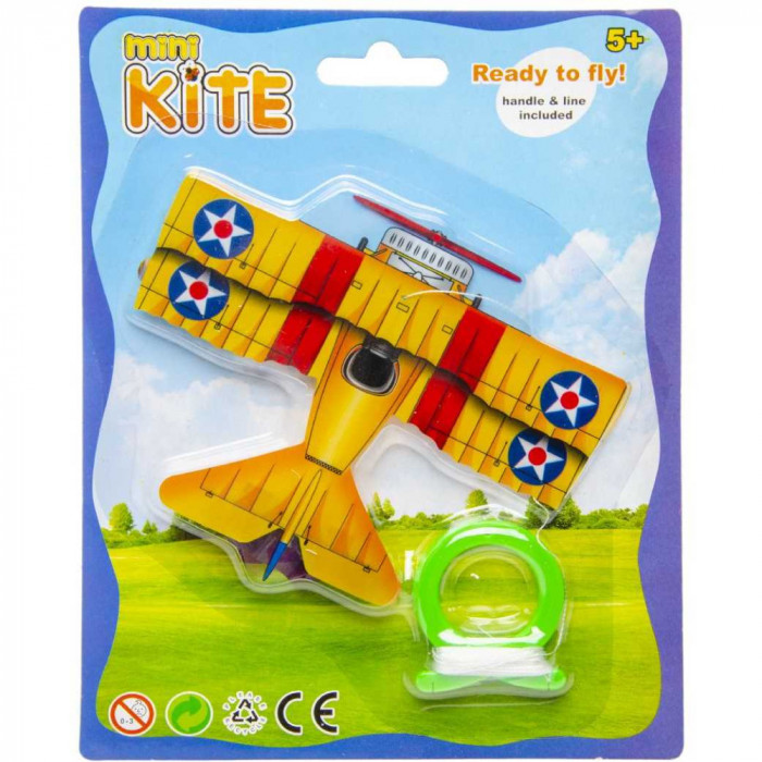 Mini Zmeu Avion, lungime 10 cm LG Imports LG4575