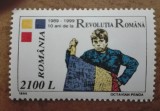 TIMBRE ROMANIA MNH LP1500/1999 10 ani de la Revolutia Romana -Serie simpla