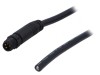 Conector M8 1m 4 Pin Drept Cu Manșon și Cabluri