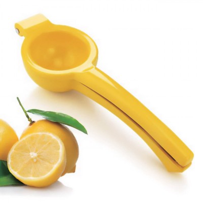Storcător Citrice, Aluminiu, Galben, 22.5cm, Potrivit pentru Mașina de Spălat Vase foto
