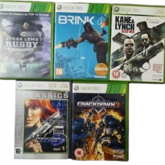 Joc XBOX 360 Crackdown 2 + Perfect Dark Zero + Brink + Kane Lynch Dead MEn + Rugby