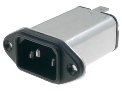 Conector AC soclu C14 4A 250V foto