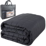 Patura ponderata Ruhhy 150x200 cm, 6 kg, gri, pentru relaxare