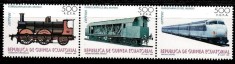 GUINEA ECUATORIALA 1995 TRANSPORT TRENURI LOCOMOTIVE foto