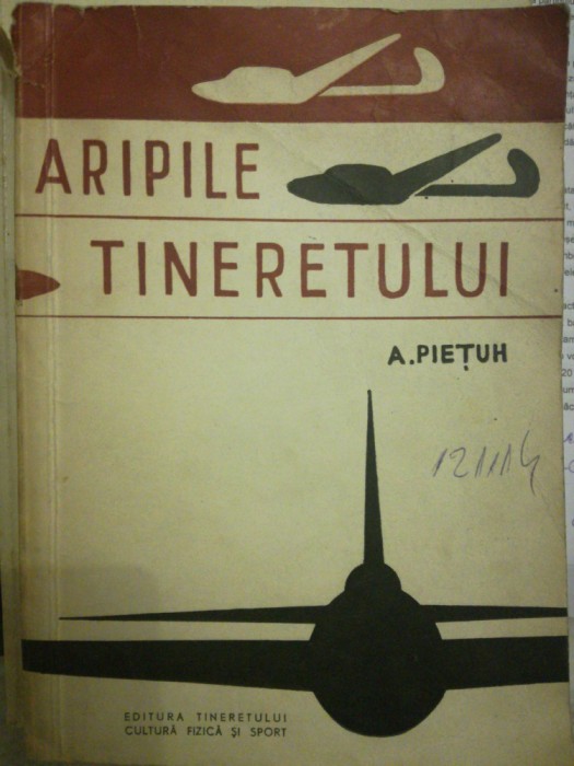 Aripile tineretului, Practica planorismului - A. Pietuh, 1957