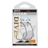 Carlige Offset BKK Titan Diver, 2buc (Marime Carlige: Nr. 5/0)