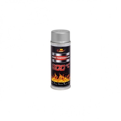 Spray vopsea Profesional CHAMPION Rezistent Termic 800 C 400ml Argintiu Cod: 9006 foto