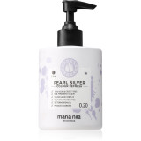 Maria Nila Colour Refresh Pearl Silver mască fină de hrănire fără pigmenți permanenți de culoare rezistă la 4 - 10 spălări 0.20 300 ml