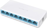 SWITCH MERCUSYS, 10/100 x 8, unmanaged, carcasa plastic, &quot;MS108&quot; (timbru verde 2 lei)