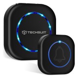 Sonerie wireless impermeabila premium, 38 melodii, 5 moduri LED, Asteroid GSM Buzzzly SU1