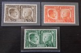Seria Italia 1941 Două Popoare Un Război - Hitler și Mussolini, Al Doilea Război Mondial, 3v, MNH -A359