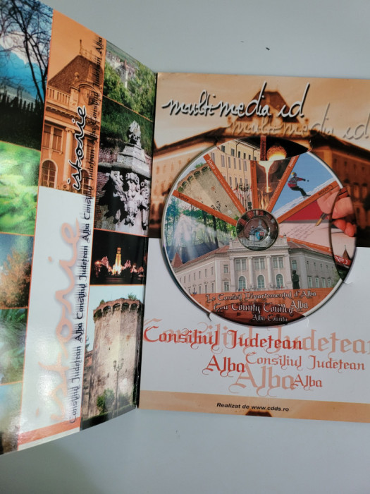 DVD Multimedia Judetul Alba, turism, cultura, economie, administratie