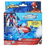 Spiderman Set Vehicul Hydro Jet Si Figurina Spider Man 10Cm, SPIDER-MAN