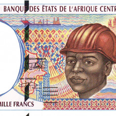 Statele Africii Centrale 5 000 Franci (N) Guineea Ecuatoriala 2 000 P-504Ng UNC