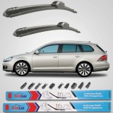 Cumpara ieftin Stergatoare TeamCar Volkswagen Golf 6 Variant (2009-2013) Set Fata 600mm + 475mm Parbriz