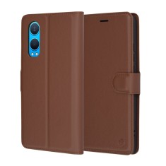 Husa OnePlus Nord CE4 Lite Techsuit Leather Folio, maro foto