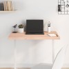VidaXL Blat de masă, 80x40x(2-4) cm, lemn masiv de stejar netratat