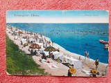 Carte postala, Techirghiol plaja noua,1931