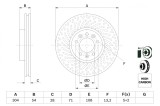 BOSCH 0 986 479 E52 Disc frana