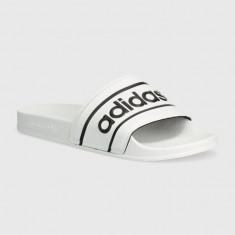 adidas Originals papuci ADILETTE femei, culoarea alb, ID5799