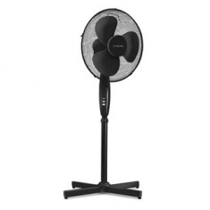 Ventilator Cu Picior Si Telecomanda, Diametru 43 Cm, Negru foto