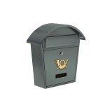 Cumpara ieftin Cutie Postala Gri Vorel 78586, 380x320x105 mm, Otel Zincat, Deschidere Frontala, 2 Chei, Garantie 24 Luni