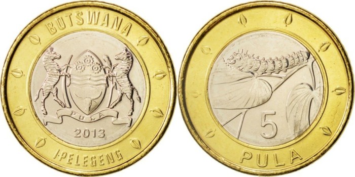 Botswana 2013 - 5 pula UNC