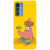 Husa compatibila cu Motorola Moto G100 model Patrick Star, Silicon, TPU, Viceversa, Transparent, Carcasa