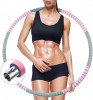 FULLOVE- Fitness Ring (Hula Hoop) pentru fitness - Roz gri - NOU