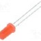 Dioda LED 5mm, ro&amp;#351;ie, plat, 1.8...2.6V, OPTOSUPPLY - OSR5PA5TK4A