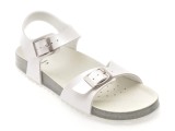 Cumpara ieftin Sandale GEOX albe, J558MI, din piele ecologica
