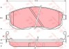 Set placute frana,frana disc NISSAN TIIDA Limuzina (SC11X) (2006 - 2016) TRW GDB1003