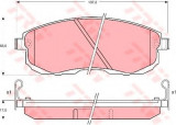 Set placute frana,frana disc NISSAN TIIDA Limuzina (SC11X) (2006 - 2016) TRW GDB1003