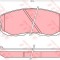 Set placute frana,frana disc NISSAN TIIDA Limuzina (SC11X) (2006 - 2016) TRW GDB1003