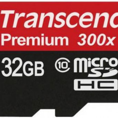 Card de memorie Transcend microSDHC, 32GB, Clasa 10, UHS1