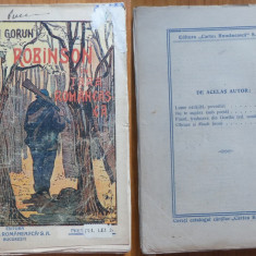 Ion Gorun , Robinson in Tara Romaneasca , Cartea Romaneasca , 1922 , editia 1