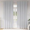 VidaXL Perdele cu perdele 2 pcs Gri deschis 225 x 140 cm Poliester