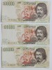 Bancnote de 100000 lire italia 1994 - 60 lei bucata , au cate o ruptura de 1 cm