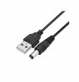 USB - DC 0.6m cablu 5.5x2.1mm OEM, Generic