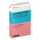 Tablete, Meda, Zymafluor, Fluor 0.250mg si Vitamina D3 1000 UI, 90 tablete