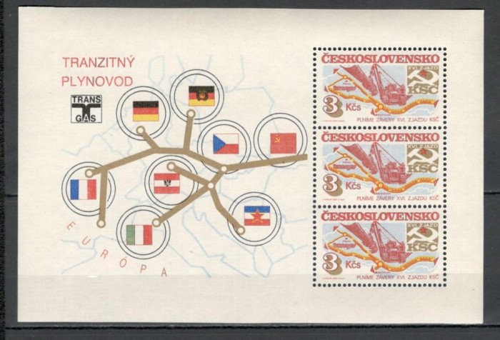 Cehoslovacia.1984 Constructii-Bl. XC.573