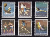 Iugoslavia 1972 - Jocurile Olimpice, sport, serie neuzata